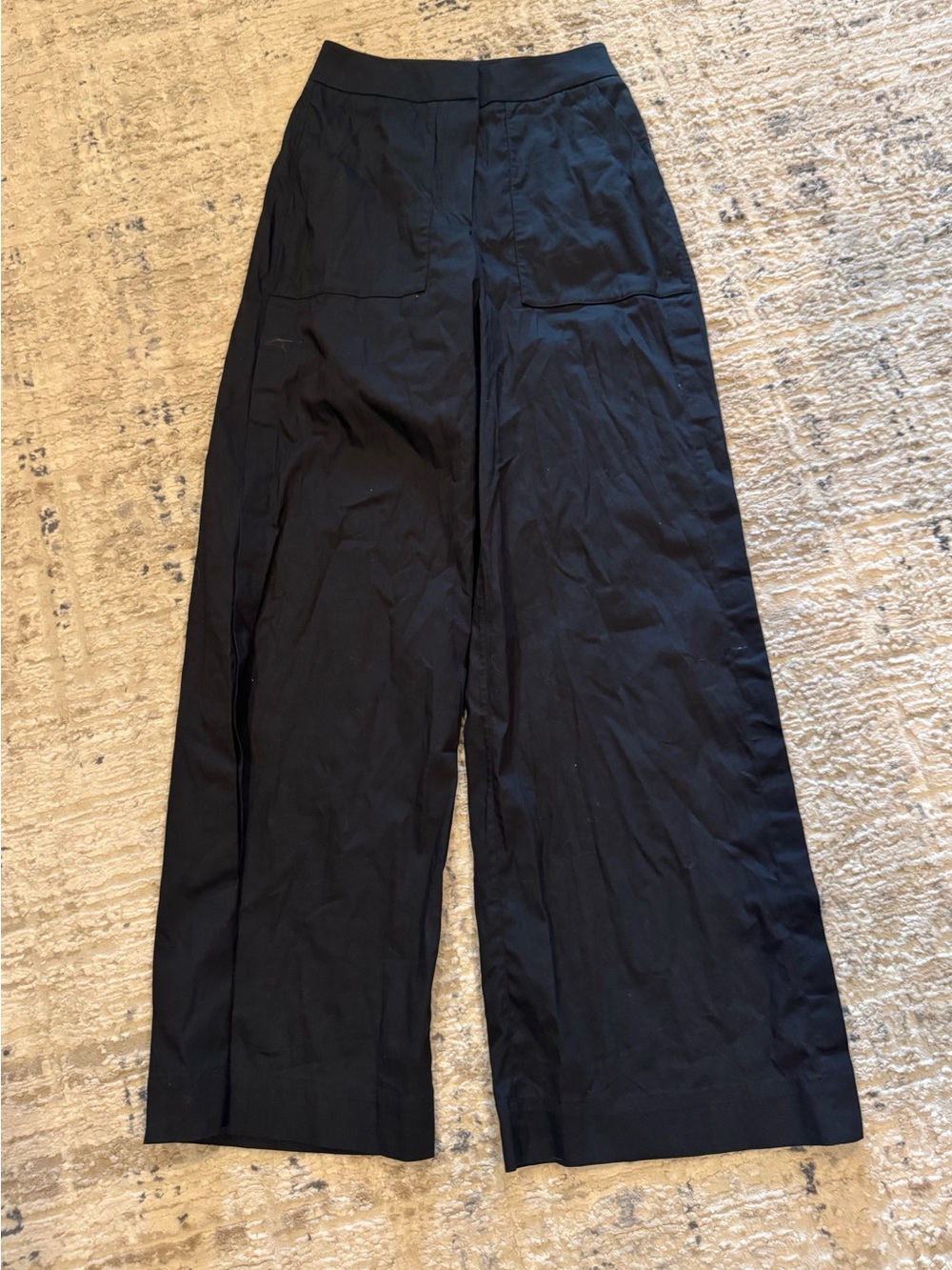 Lululemon Roksanda Face Forward Black Wide-Leg Trousers